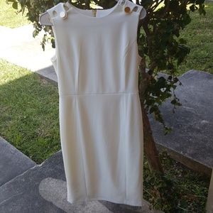 White Calvin Klein Dress